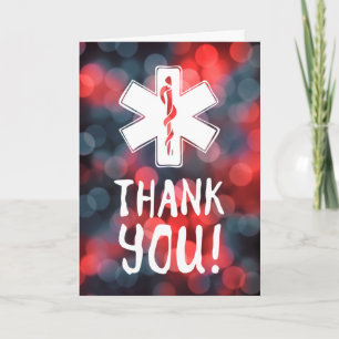 thank you star of life card