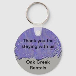 Thank You Staying With Us House Rental Guest Key Key Ring