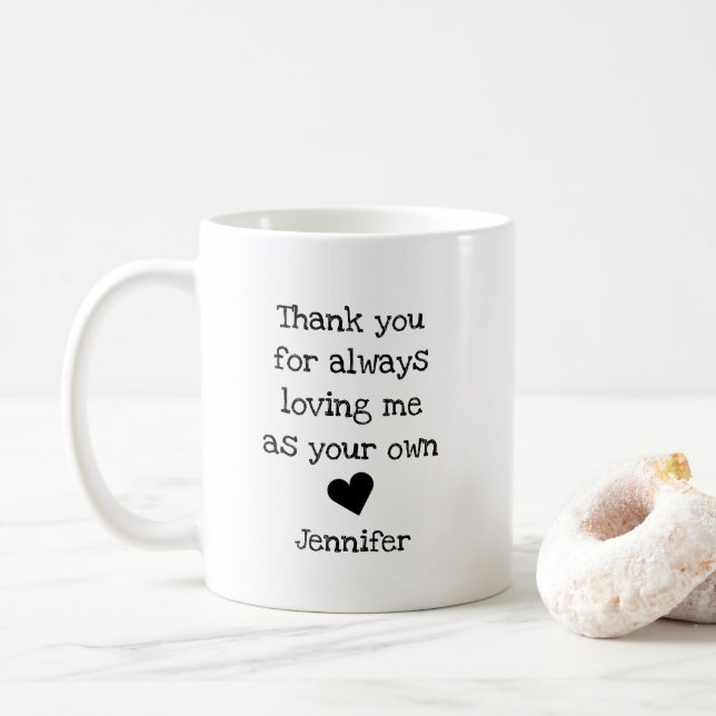 Thank You Stepmother Gift Mug (With Donut)