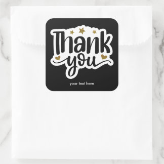 Thank you sticker