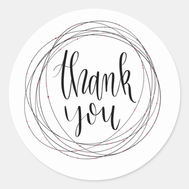 Thank You Sticker (Front)
