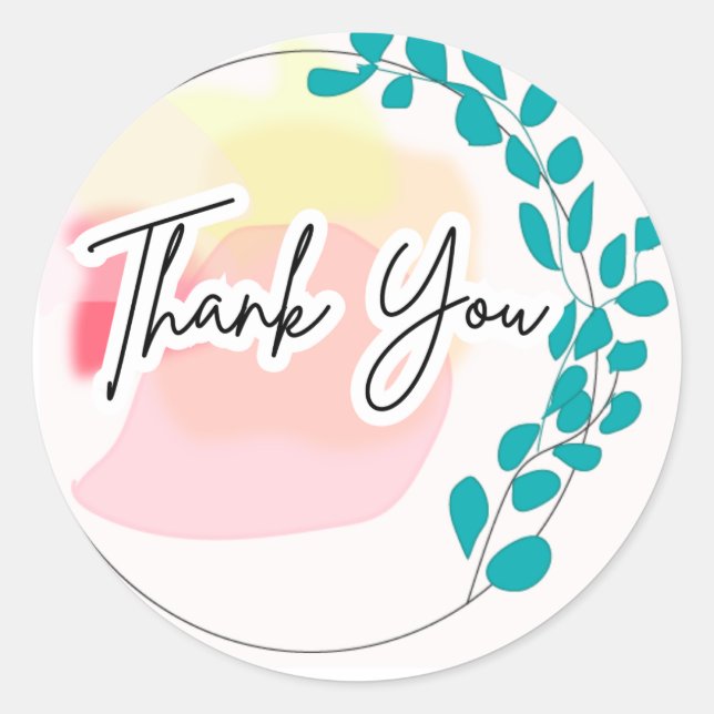 Thank You Sticker (Front)