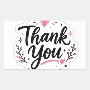 Thank You Sticker