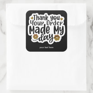 Thank you sticker