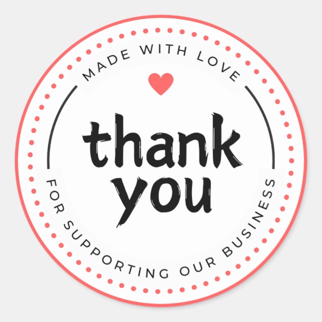 Thank you Sticker (Front)