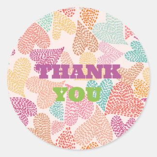 Thank you sticker