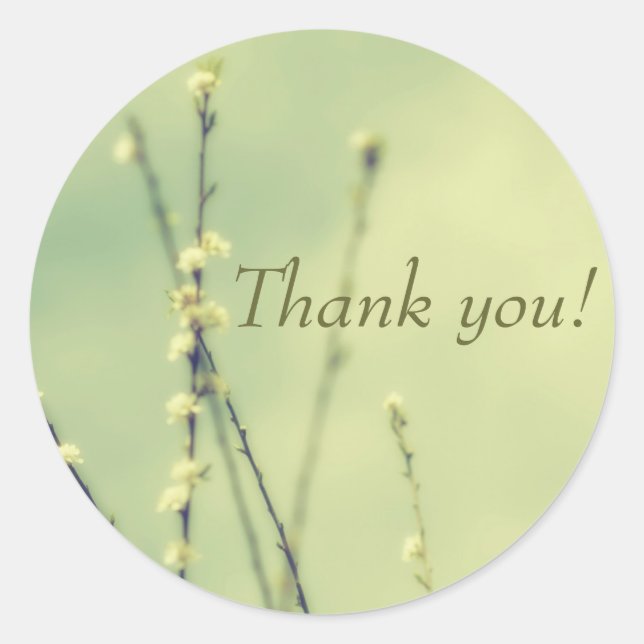 thank you! Sticker (Front)