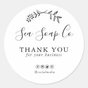 Thank You Sticker   Business