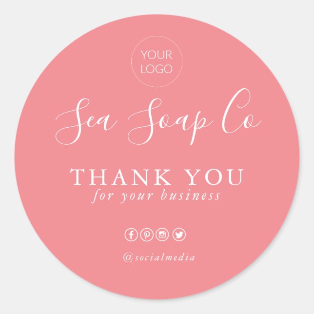 Thank You Sticker | Business (Front)