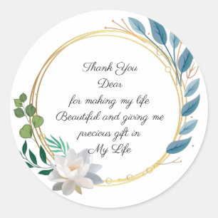 Thank You sticker design