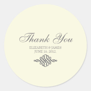Thank You Sticker // The Elegance Collection