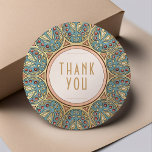 Thank You Sticker Vintage Art Nouveau Mucha<br><div class="desc">Art Nouveau Vintage wedding stickers by Alphonse Mucha in a floral, romantic, and whimsical design. Victorian flourishes complement classic art deco fonts. Please enter your custom information, and you're done. If you wish to change the design further, click the blue "Customise It" button. Thank you so much for considering my...</div>