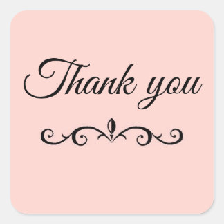Thank you stickers