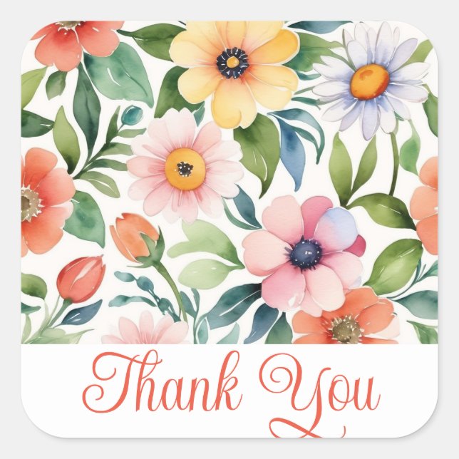 Thank you stickers (Front)