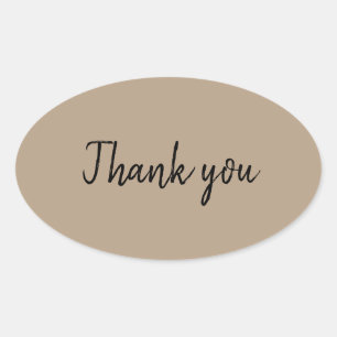Thank you stickers