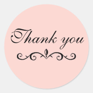 Thank you stickers