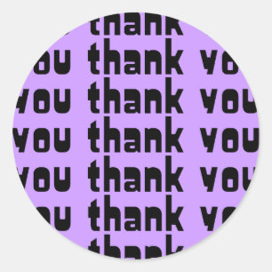Thank You Stickers for Thank You Cards