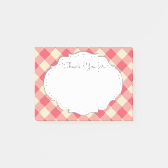 Thank You Sticky Notes (Front)