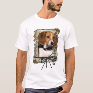 Thank You - Stone Paws - Beagle T-Shirt