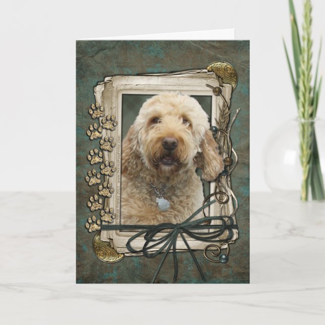 Thank You - Stone Paws - GoldenDoodle (Front)