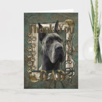 Thank You - Stone Paws - Great Dane - Grey - Dad