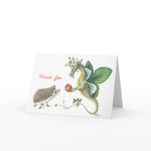 Thank you Strawberry Dragon card