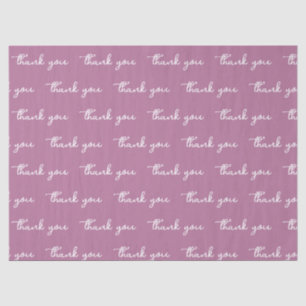 THANK YOU STYLISH SIMPLE MODERN PERSONALIZED TISSUE PAPER