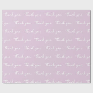 THANK YOU STYLISH SIMPLE MODERN PERSONALIZED WRAPPING PAPER