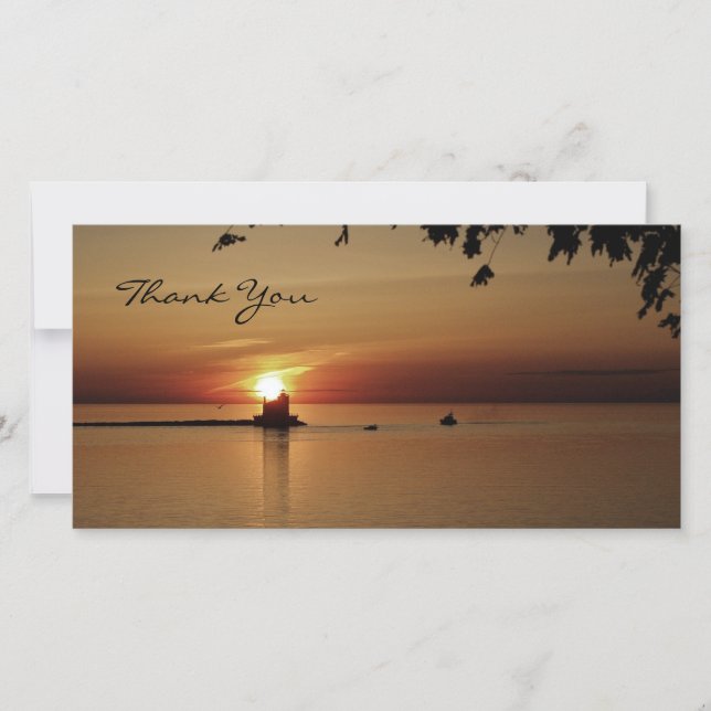 Thank You Sunset Lighthouse (Front)