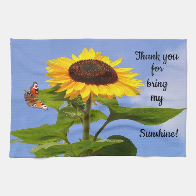 Thank you Sunshine! Tea Towel (Horizontal)