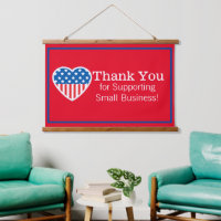 Thank You Supporting Small Business Patriotic