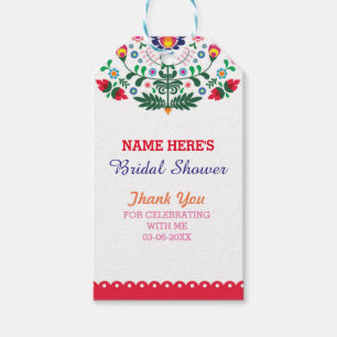 Thank you Tag Floral Fiesta Mexico Bridal Shower