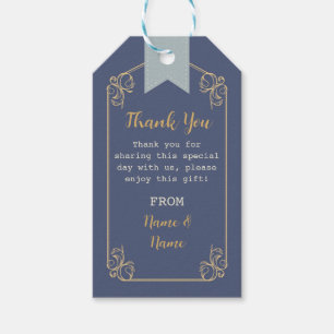 Thank you Tag Library Favour Tags Wedding Bookmark