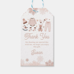 Thank you Tags Neutral Baby It's Cold Shower 