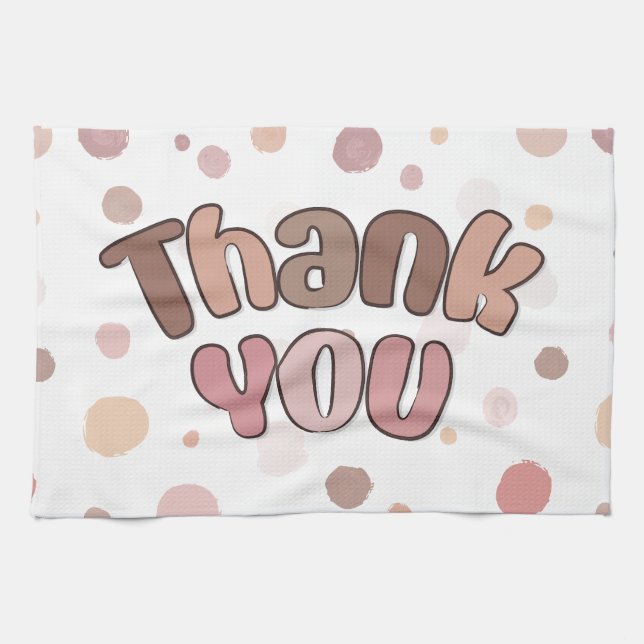Thank you  tea towel (Horizontal)