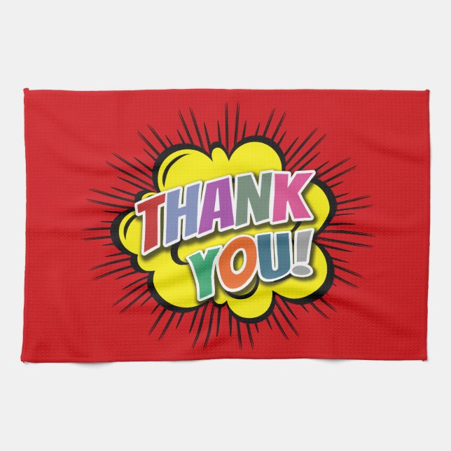 Thank You Tea Towel (Horizontal)