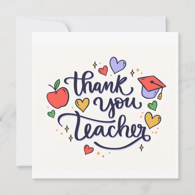 thank you teacher  (Front)