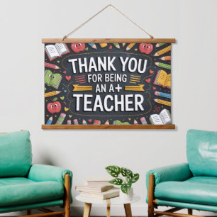Thank you Teacher Appreciation Hanging Tapestry
