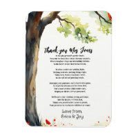 thank you teacher Appreciation poppy tree poem