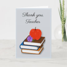 Thank You, Teacher, Books Apple Bouquet of Flowers