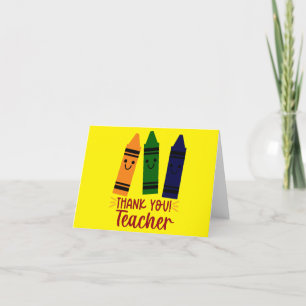 Thank You Teacher Card