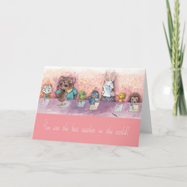 Thank You Teacher Card (Front)