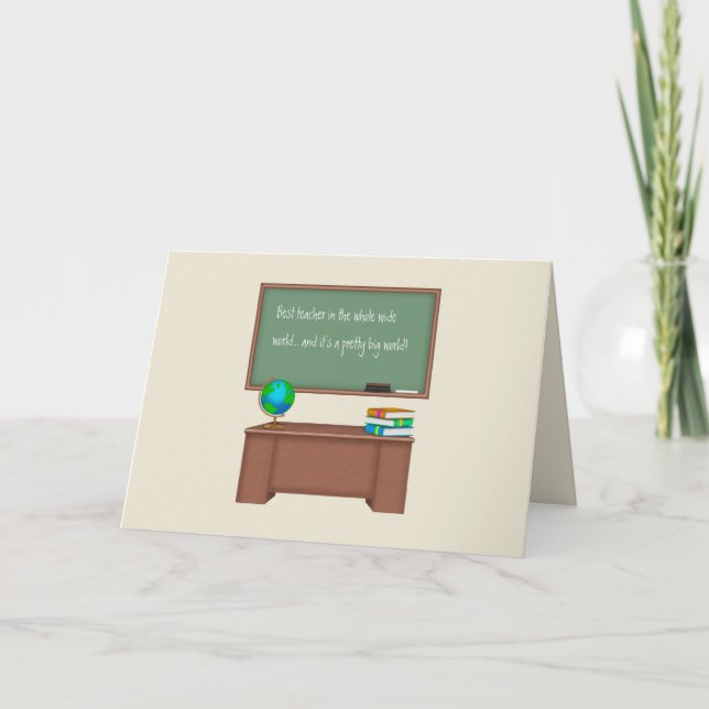 Thank You Teacher Cards (Front)