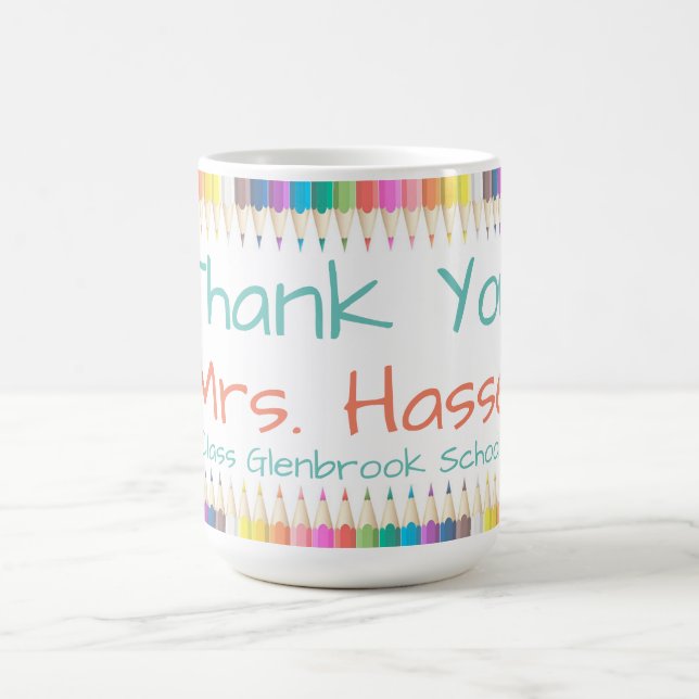 Thank You Teacher Coffee Mug (Center)