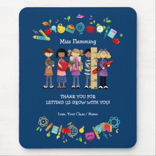 Thank You, Teacher. Customisable Gift Mouse Pad