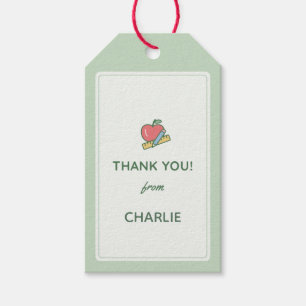 "Thank You" Teacher Gift Tag