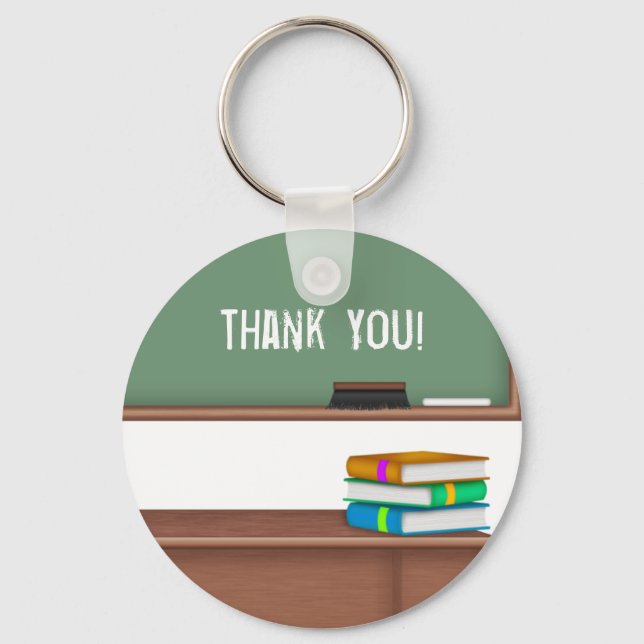 Thank You Teacher Gifts Key Ring (Front)