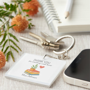 Thank You Teacher – Heartfelt Appreciation Gift Key Ring