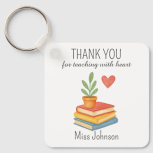 Thank You Teacher – Heartfelt Appreciation Gift Key Ring