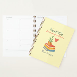 Thank You Teacher – Heartfelt Appreciation Gift Planner
